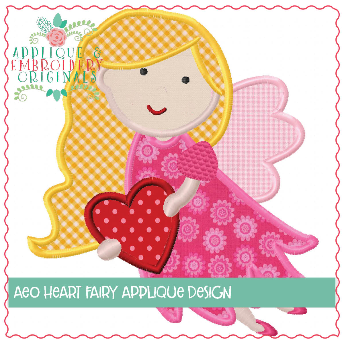 1354 heart fairy applique design  applique  embroidery originals 1354 heart fairy applique design  applique  embroidery originals