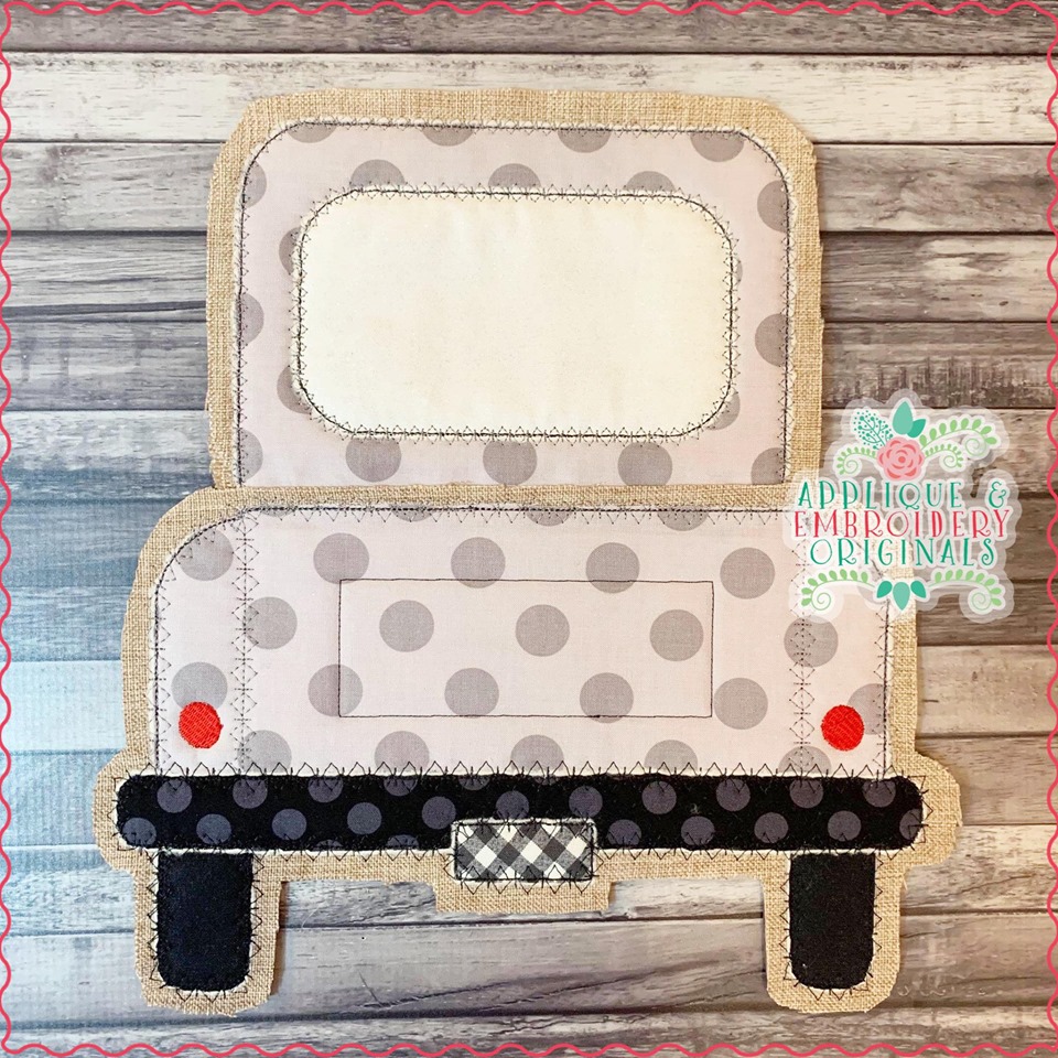 2481 Truck with Flower Tab Interchangeable Door Hanger Design