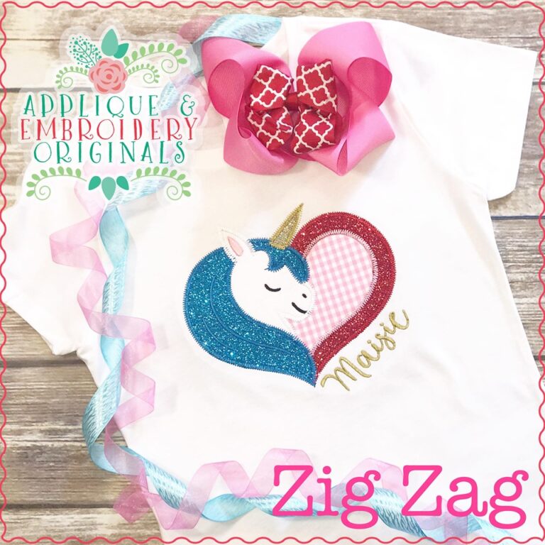 2303 unicorn heart allinone applique design  applique  embroidery 2303 unicorn heart allinone applique design  applique  embroidery
